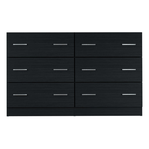 Artiss 6 Chest Of Drawers Cabinet Dresser Table Tallboy Lowboy Storage Black Dressers & Chests Of Drawers