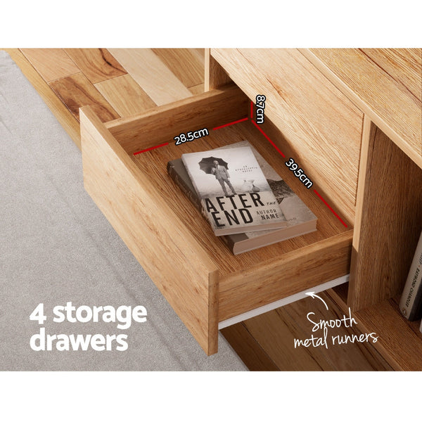 Artiss Entertainment Unit Stand Tv Cabinet Storage Drawer Shelf 180Cm Tv Stands & Entertainment Units