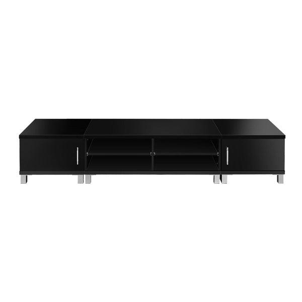 Artiss Entertainment Unit With Cabinets Black Tv Stands & Entertainment Units