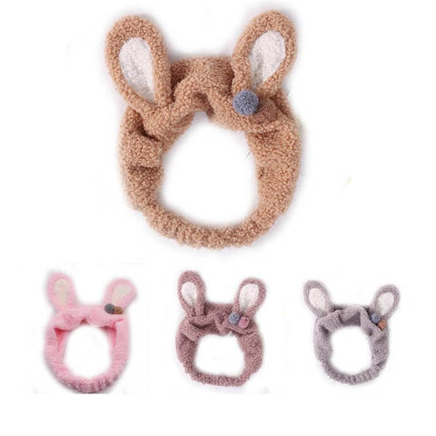 Fuzzy Bunny Hair Band Cute Rabbit Ears