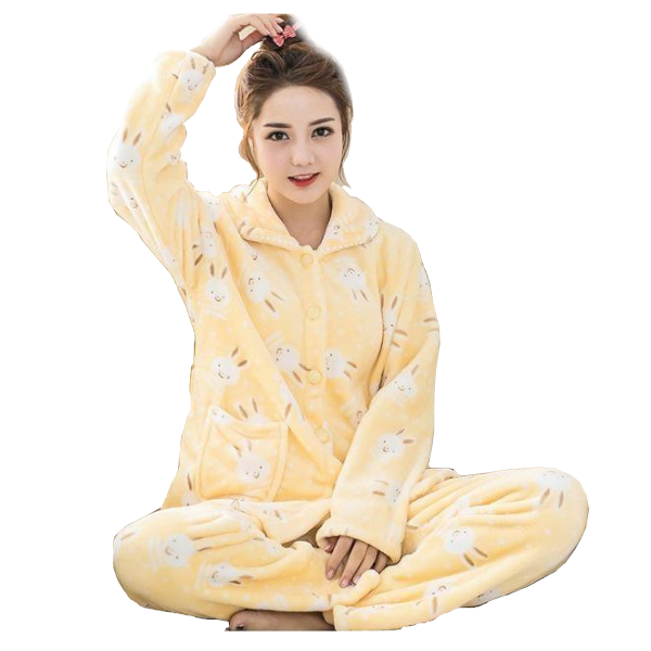 Fuzzy Flannel Pajama Sets