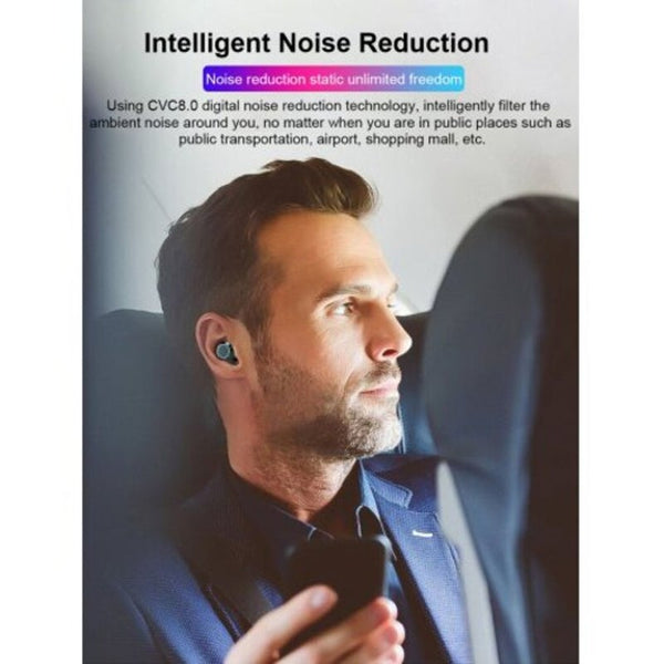 G02 Wireless Bluetooth Headset Black Earbuds