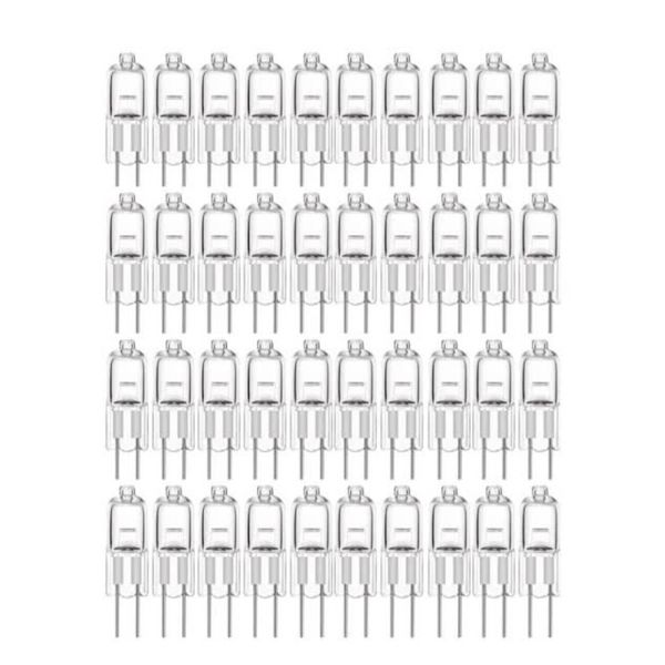 G4 Halogen Bulbs 20 Pack 10W 12V Warm White Light Bulbs