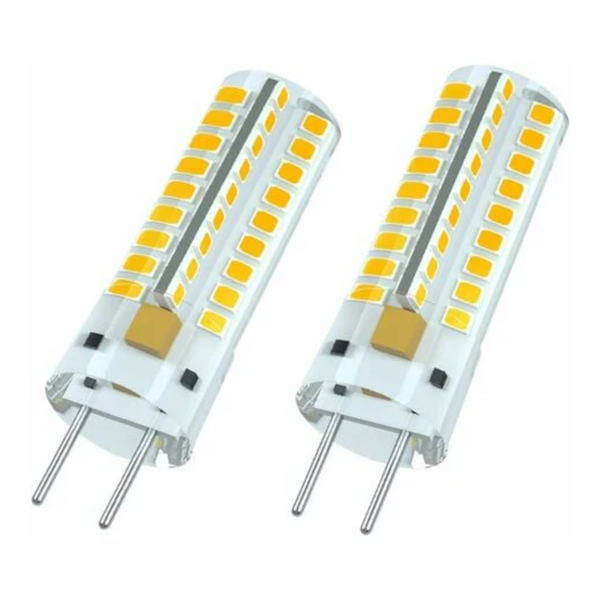 G6.35 Led Bulb 12V 7W 50W Equivalent Warm White 3000K 360 Degree Beam Angle For Cabinet Lighting Non Dimmable Pack Light Bulbs