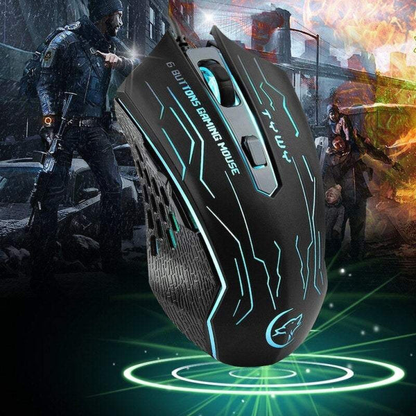 Computer Mouses G820 Wired Gaming 7 Backlights 6 Buttons Smart With Dpi Colour Breathing Led Lights Mice Trackballs & Touchpads