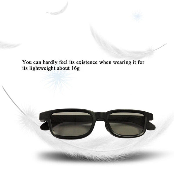 G90 Passive 3D Glasses Polarized Lenses For Cinema Lightweight Portable Watching Movies 3D Tv Glasses & Accessories