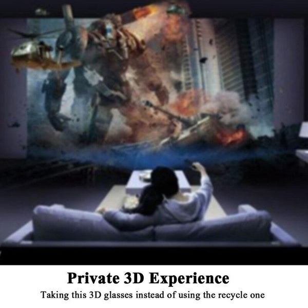 G90 Passive 3D Glasses Polarized Lenses For Cinema Lightweight Portable Watching Movies 3D Tv Glasses & Accessories