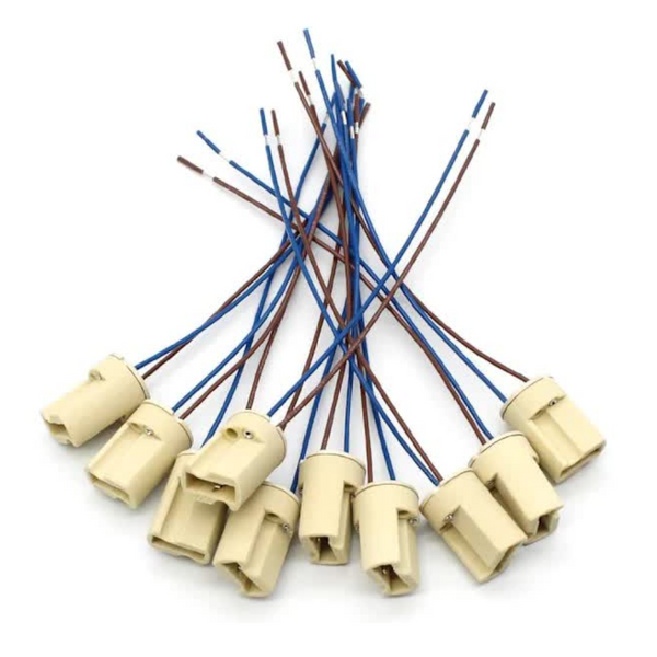 G9 Lamp Holder 10 Pcs Ceramic Base Socket Light Bulb Light Bulbs