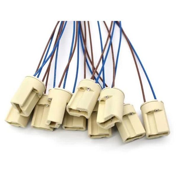 G9 Lamp Holder 10 Pcs Ceramic Base Socket Light Bulb Light Bulbs