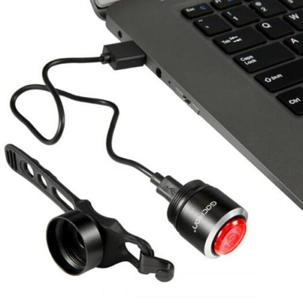Gaciron W06 Bicycle Smart Sensor 5Lm Led Taillight High Brightness Flash Usb Rechargeable Bike Light With Mini Portable Body Black Lights & Reflectors