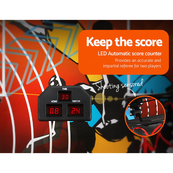 Basketball Game Double Shooting Electronic Scoring Folding Outdoor Kids Basketball Backboards