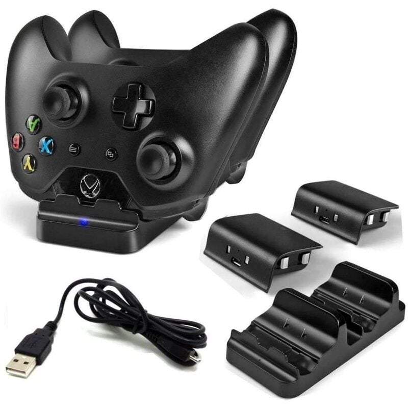Game Controller Charger Dock Kit Dual Slot Charging Station For Xbox One Chargers & Charging Docks