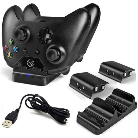 Game Controller Charger Dock Kit Dual Slot Charging Station For Xbox One Chargers & Charging Docks
