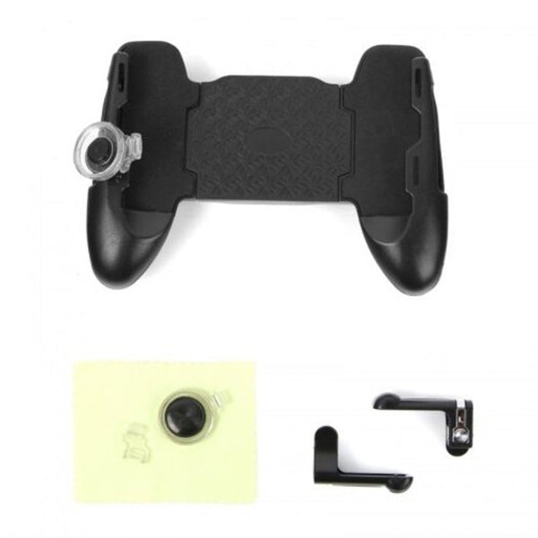 Gamepad Trigger Fire Button Aim Key Smart Phone Mobile Games Controller For Pubg Stand Black Controllers & Attachments