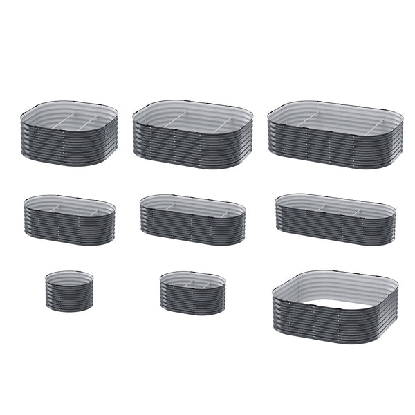 Greenfingers Garden Bed 9 In 1 Modular Planter Box Raised Container Galvanised Raised Garden Beds