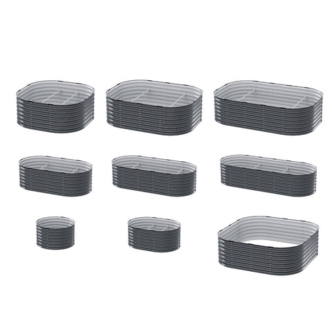 Greenfingers Garden Bed 9 In 1 Modular Planter Box Raised Container Galvanised Raised Garden Beds