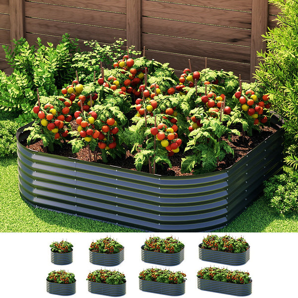 Greenfingers Garden Bed 9 In 1 Modular Planter Box Raised Container Galvanised Raised Garden Beds