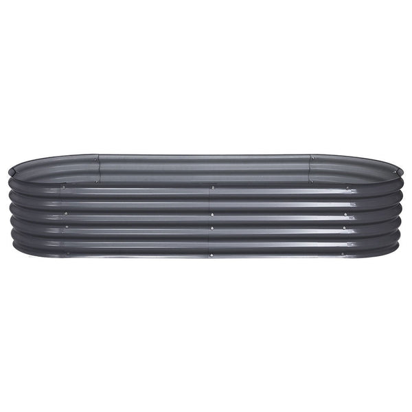 Raised Garden Beds Greenfingers 240X80x42cm Galvanised Raised Garden Bed Steel Instant Planter