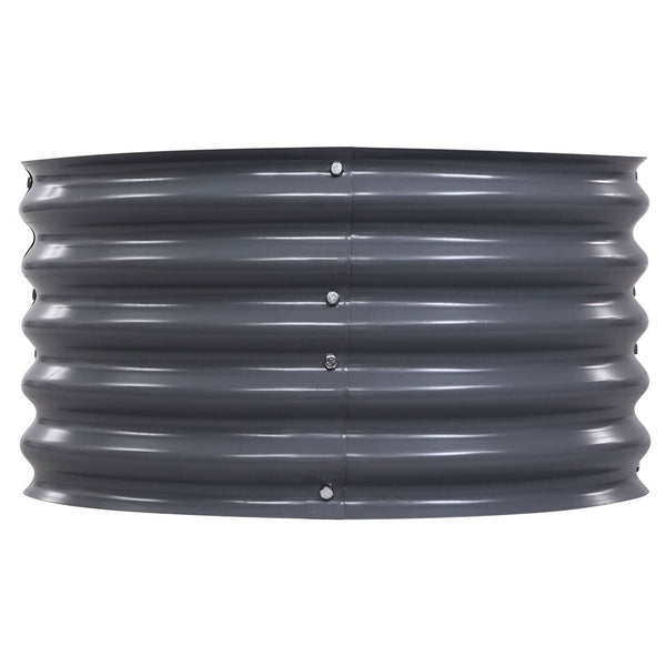 Greenfingers 240X80x42cm Galvanised Raised Garden Bed Steel Instant Planter Raised Garden Beds