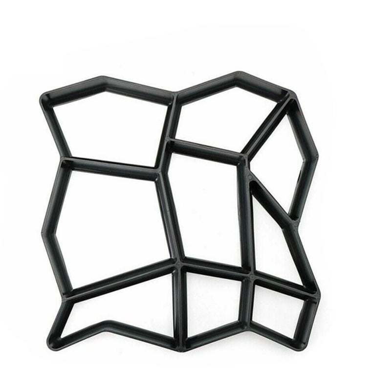 Garden Paving Cement Brick Concrete Molds Diy Plastic Path Maker Stone Road Mould Reusable Decoration Tools Pebbles Stones & Step Stones