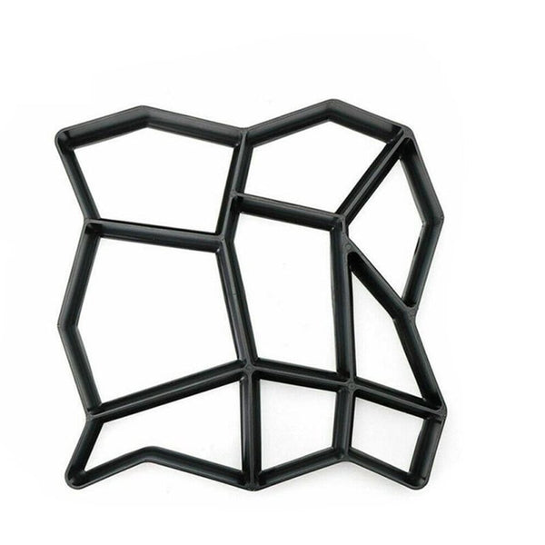 Garden Paving Cement Brick Concrete Molds Diy Plastic Path Maker Stone Road Mould Reusable Decoration Tools Pebbles Stones & Step Stones