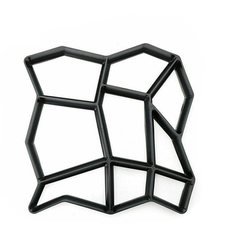 Garden Paving Cement Brick Concrete Molds Diy Plastic Path Maker Stone Road Mould Reusable Decoration Tools Pebbles Stones & Step Stones