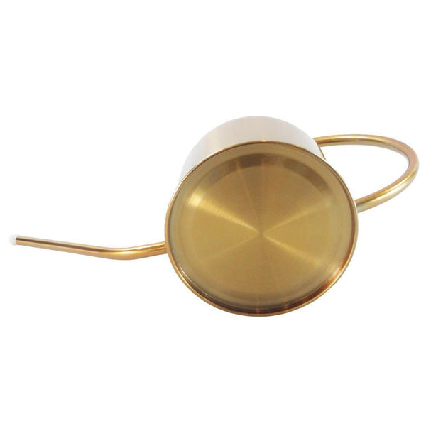 Gold Elliptical Watering Can Indoor Garden Decor Watering Cans & Spray Bottles