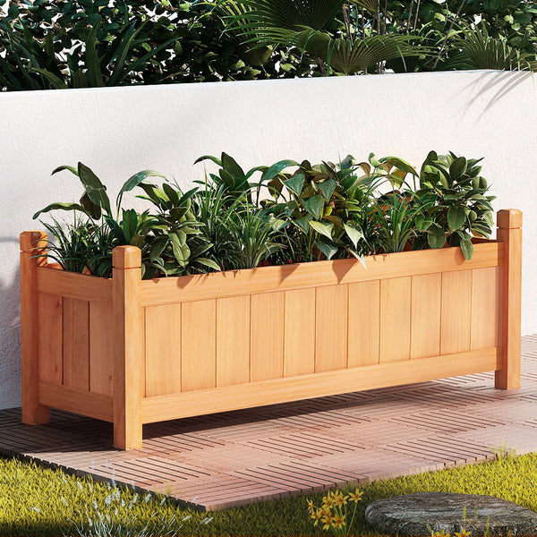 Greenfingers Garden Bed Raised Planter Outdoor Box Vegetables 90X30x33cm Raised Garden Beds