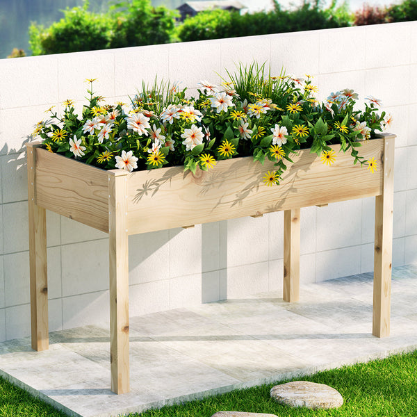 Greenfingers Garden Bed Elevated 120X60x80cm Planter Box Raised Container Raised Garden Beds