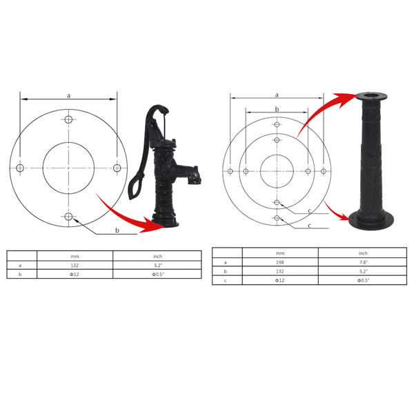 Garden Water Pump With Stand Cast Iron Water Pumps & Pressure Tanks