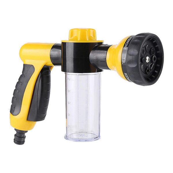 Garden Watering Gun Can With 8 Modes Built In Soap Dispenser For Car Washing Spray Guns Hose Nozzles & Wands
