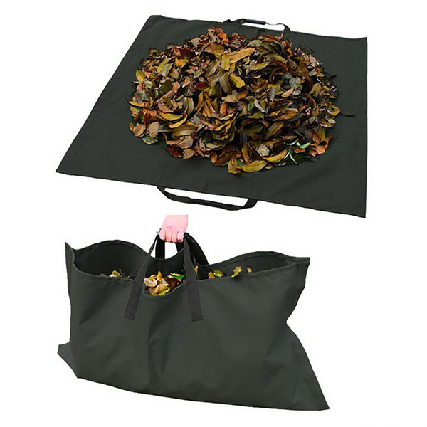 Garden Leaf Storage Outdoor Lawn Yard Waste Tarpaulin Container Recyclable Heavy Duty Garbage Tote Bags Garden Waste Bags
