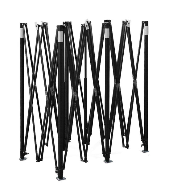 Instahut Gazebo Pop Up Marquee 3X6 Outdoor Wedding Gazebos Base Pod Kit Black Gazebos & Pergolas