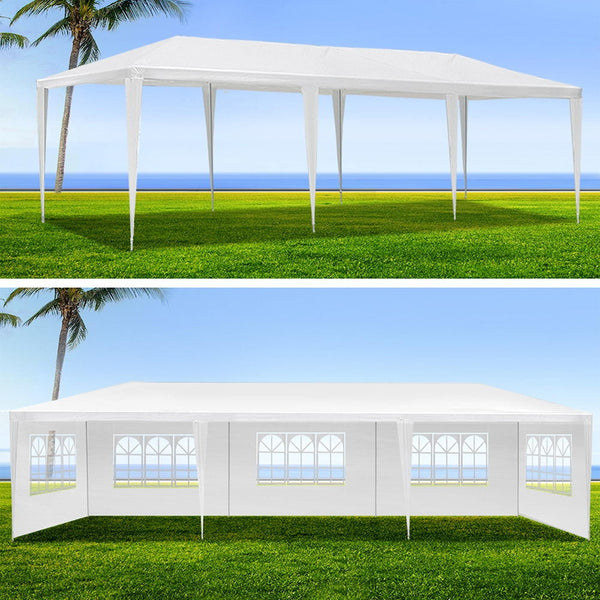 Instahut Gazebo 3X9 Outdoor Marquee Party Wedding Tent Canopy Camping Marquees