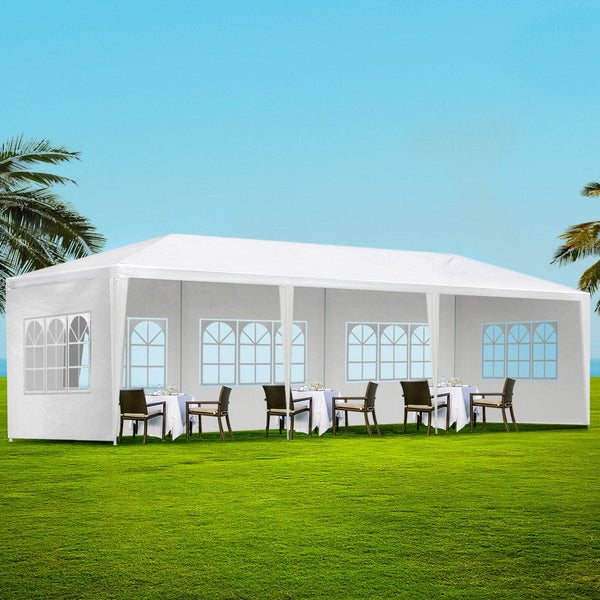 Instahut Gazebo 3X9 Outdoor Marquee Party Wedding Tent Canopy Camping Marquees
