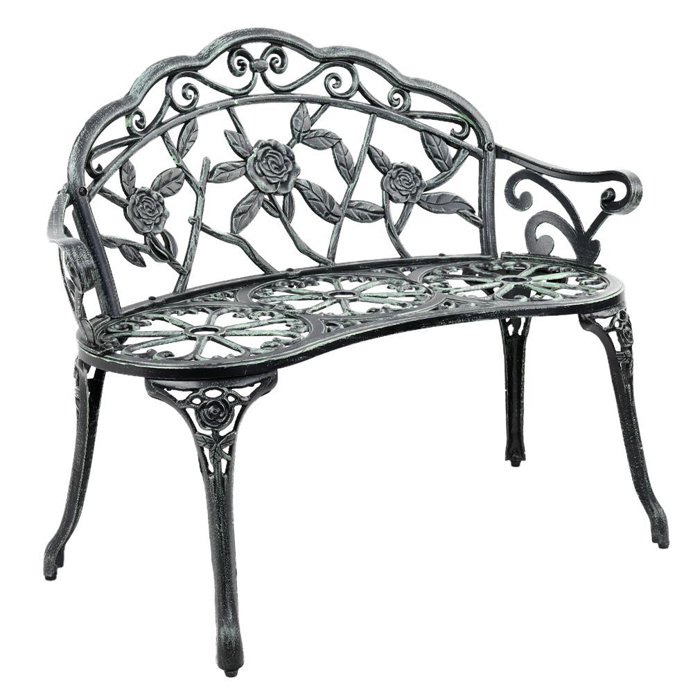 Gardeon Victorian Garden Bench Green Patio Benches