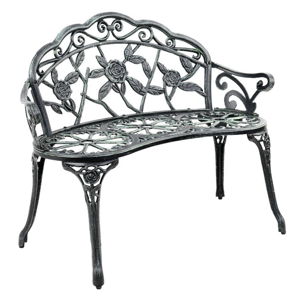 Gardeon Victorian Garden Bench Green Patio Benches