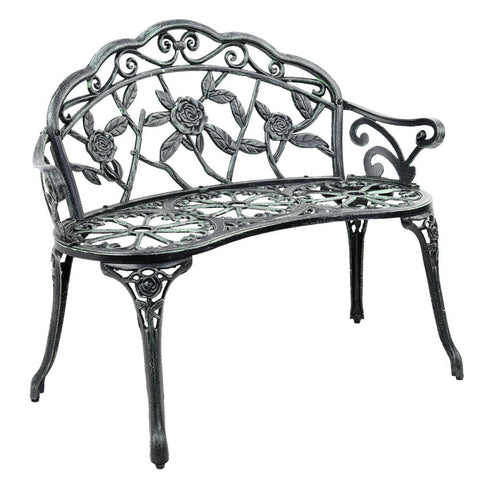 Gardeon Victorian Garden Bench Green Patio Benches