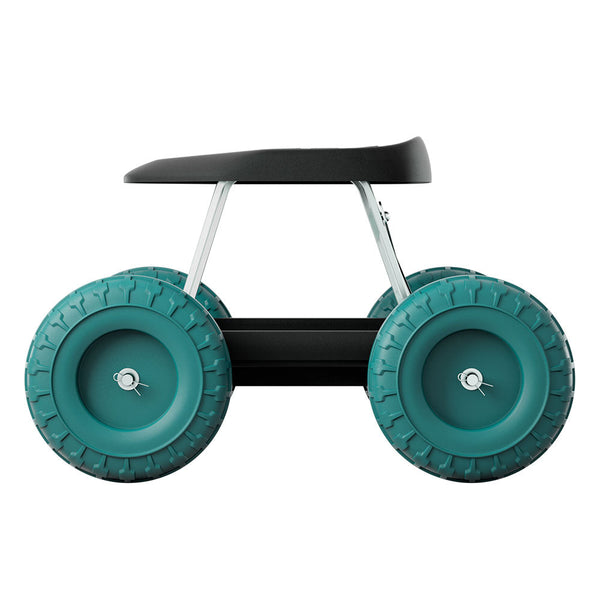 Gardeon Garden Cart Rolling Stool With Wheels Gardening Helper Seat Farm Yard Garden Kneelers & Seats