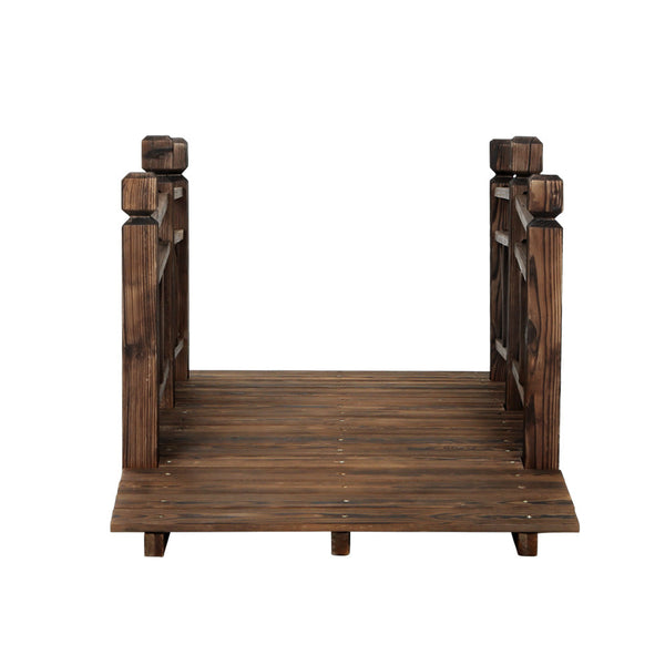 Gardeon Garden Ornaments Rustic Bridge Decor Outdoor Decoration Yard Garden Bridges