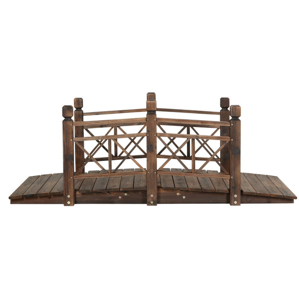 Gardeon Garden Ornaments Rustic Bridge Decor Outdoor Decoration Yard Garden Bridges