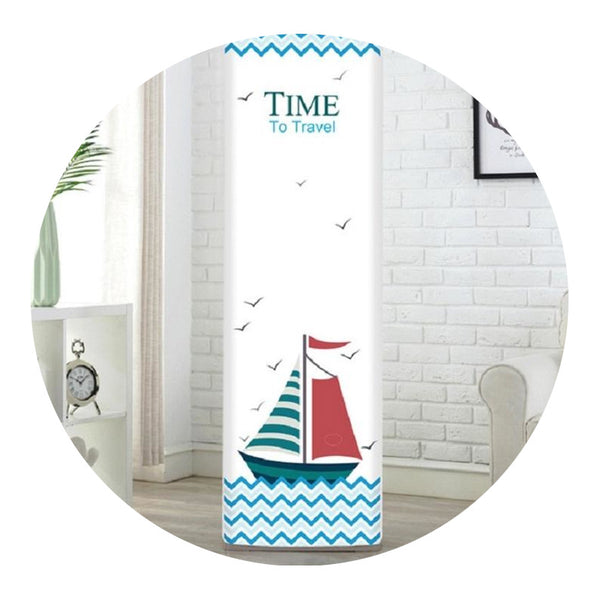 180X55x35cm Sailboat Fabric Dust Cover For Vertical Cabinet Air Conditioning Portable Air Conditioners