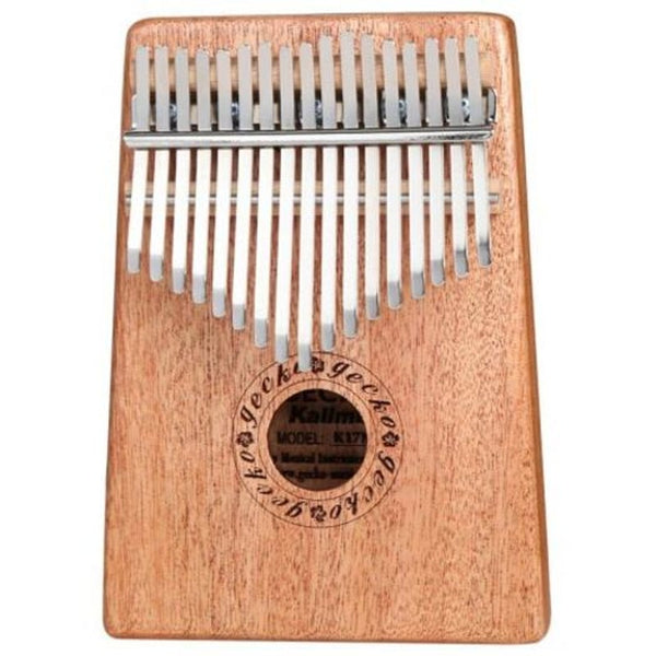 Gecko Kalimba Mbira Sanza 17 Keys Thumb Piano With Musical Notation Burlywood Kalimbas