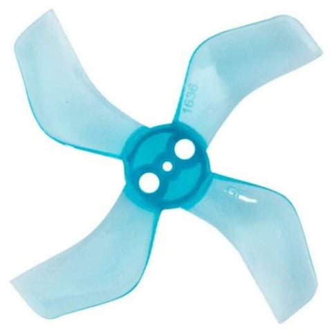 1636 4 40Mm Four Bladed Propeller Turquoise 1Mm