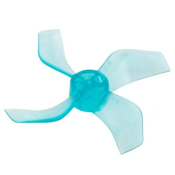 1636 4 40Mm Four Bladed Propeller Turquoise 1Mm