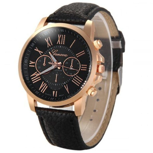 Veile Studios Bright Colours Leather Band Ladies Fashion High Quality Women's Quartz Watch Watches