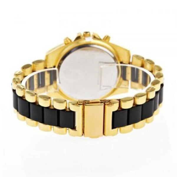 Veile Studios Men Stainless Steel Business Wristwatch Quartz Black Watches