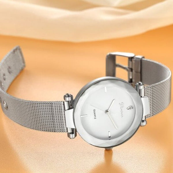 Veile Studios Women Simple And Fashionable Stainless Steel Quartz Watch Multi Watches