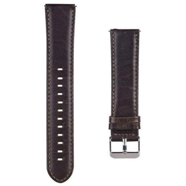 Genuine Leather Watch Band Bracelet Wrist Strap For Amazfit Gtr 42Mm Deep Coffee Watch Bands