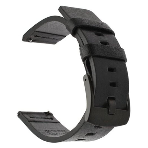 Watch Bands Genuine Leather Watch Band Strap For Huawei Gt / Magic 2 Pro Graphite Black